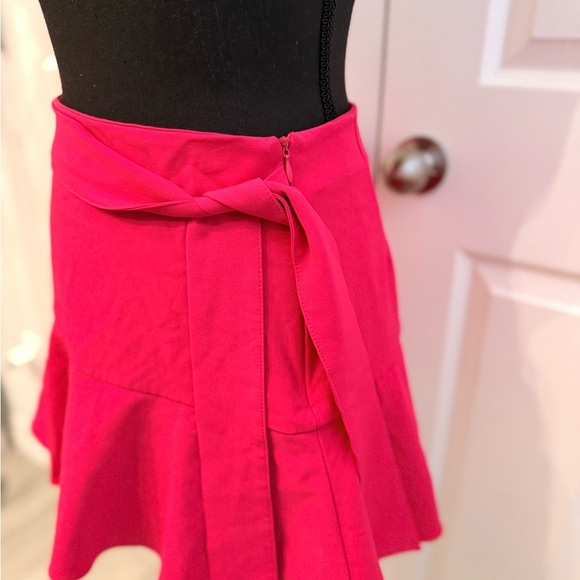Zara Vibrant Red Mini Skirt - Picture 6 of 6